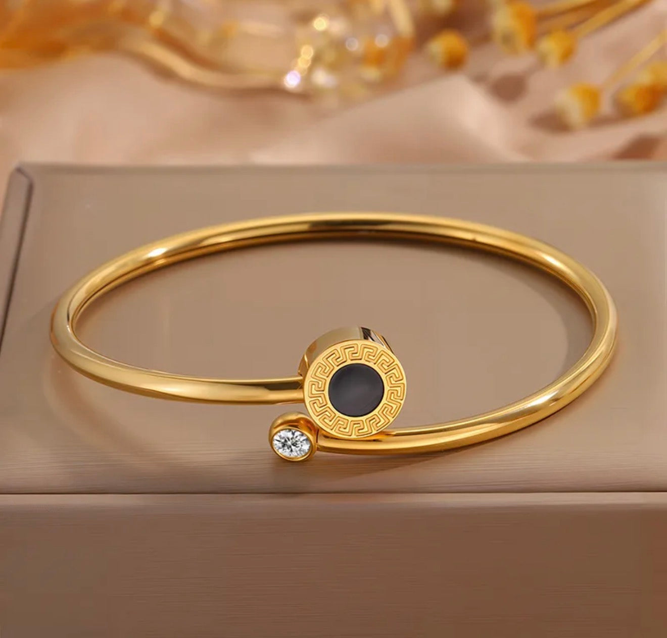 Greek Eye Gold Bracelet – Timeless Elegance 18k gold plated stainless