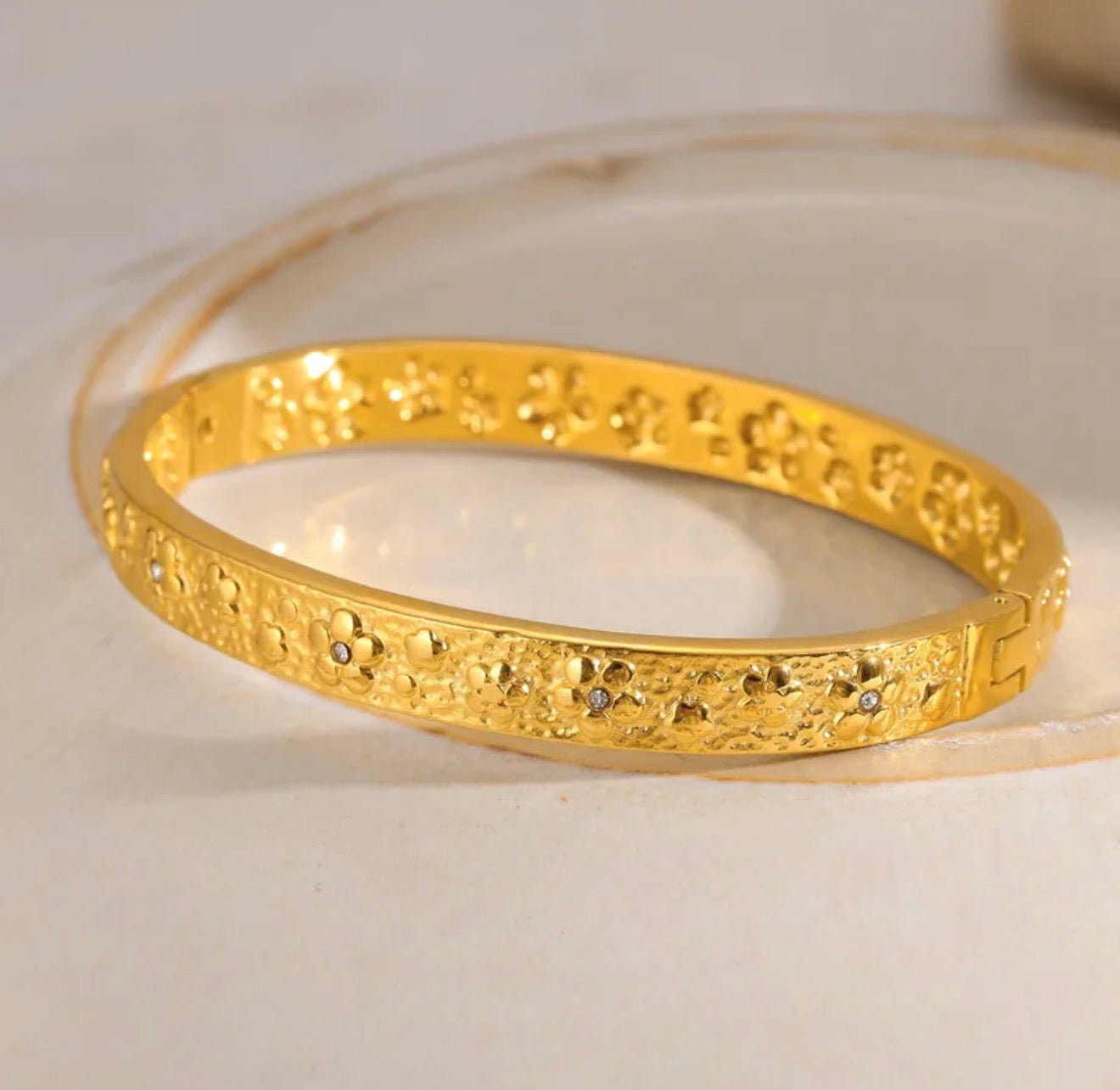 Golden Meadow Spark Bangle stainless 18k gold plated