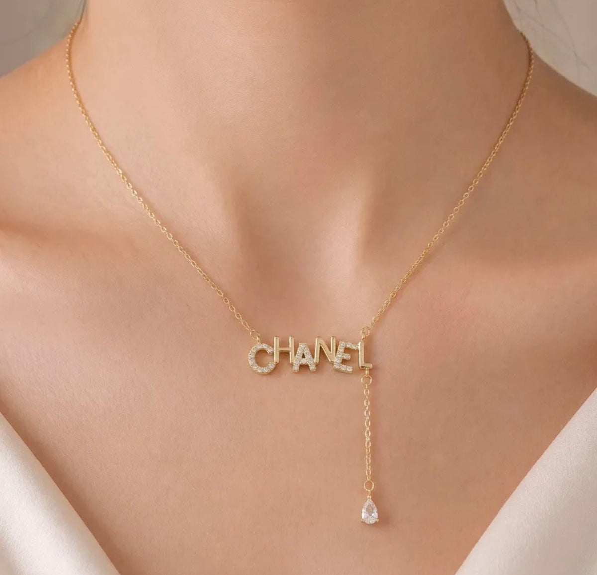 Chanel Drop Necklace ✨18k gold plated 316L stainless steel