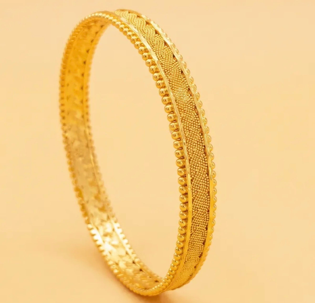 Vintage Gold Bangle 304 stainless steel 18k gold plated