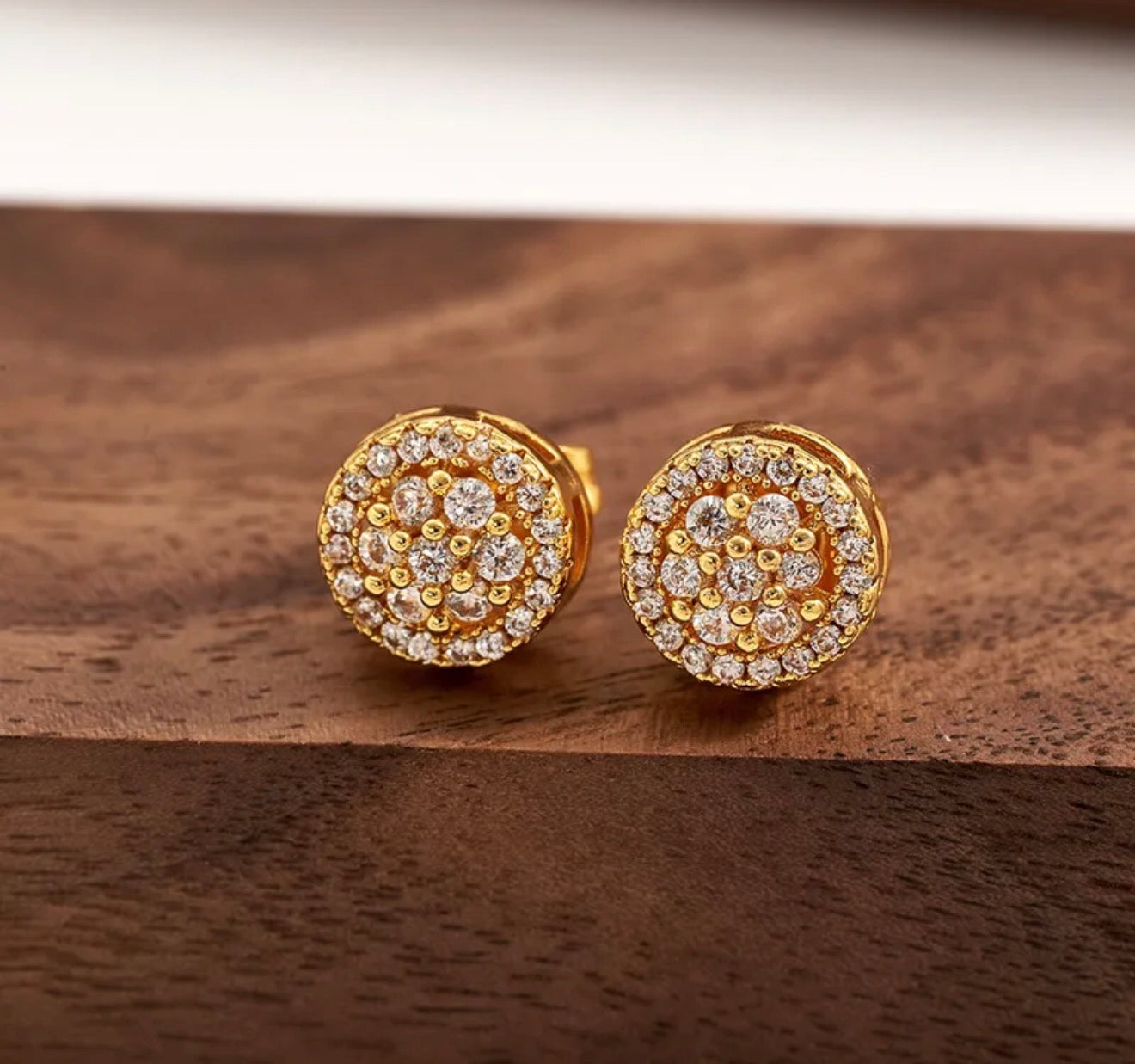 Celestial Glow Studs 304 stainless steel 18k gold plated