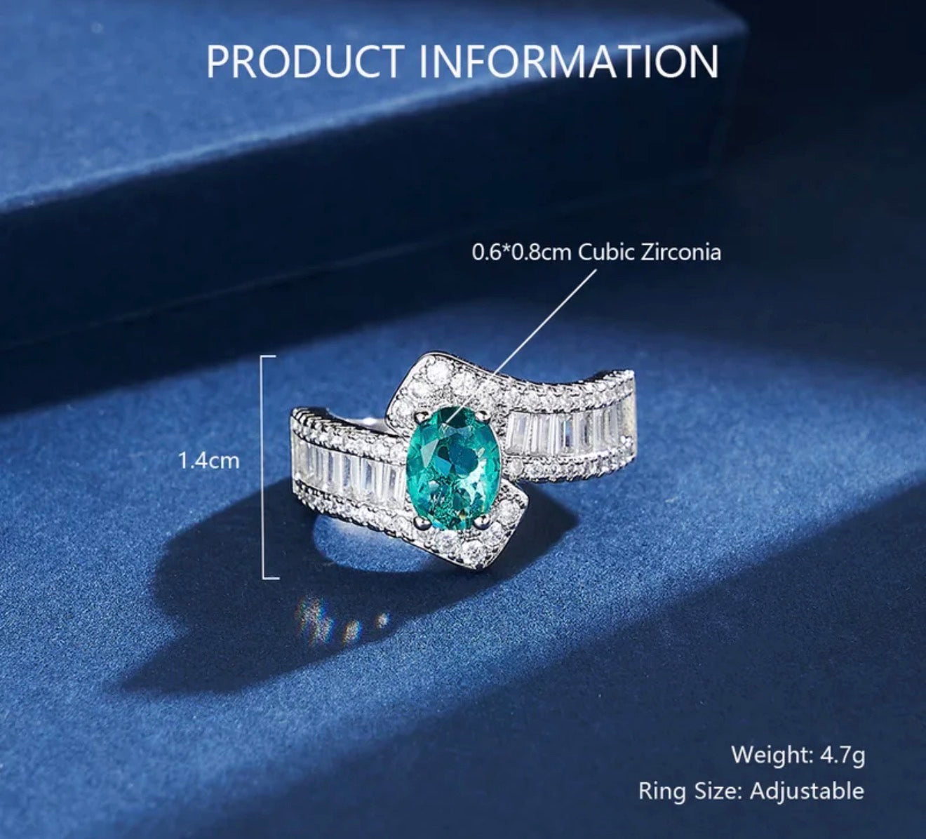 Aurelian Emerald Diamond Ring in perium quality