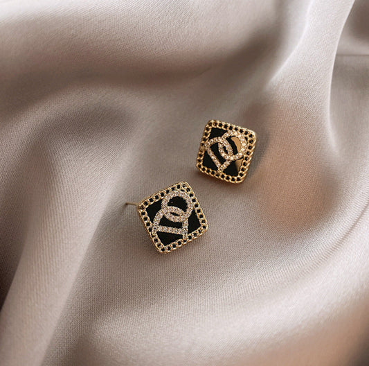 Dior daily wear 304 stainless steel 18k gold plated earrings