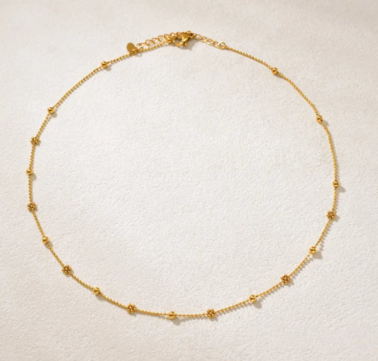 Luxurious style 304 stainless steel 18k gold plated necklace chain