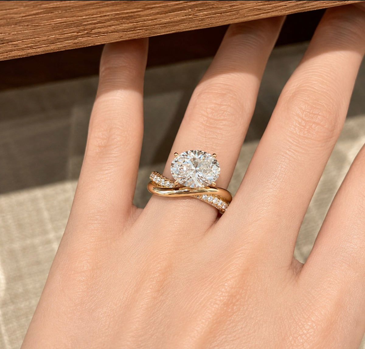 Brilliant Solitaire Gold Ring ✨316L stainless steel
