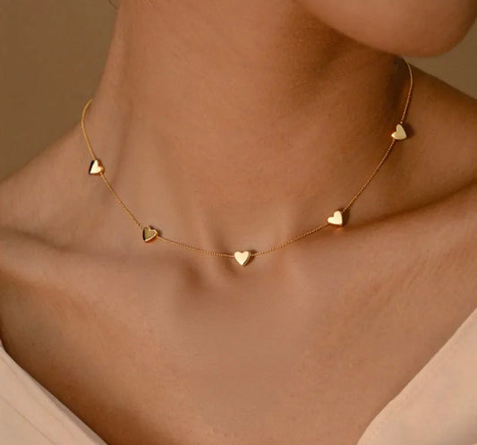 Everyday Love Necklace 304 stainless steel 18k gold plated