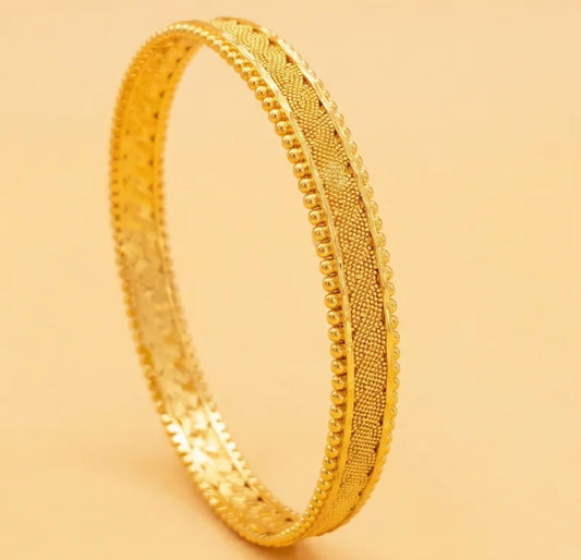 Vintage Gold Bangle 304 stainless steel 18k gold plated