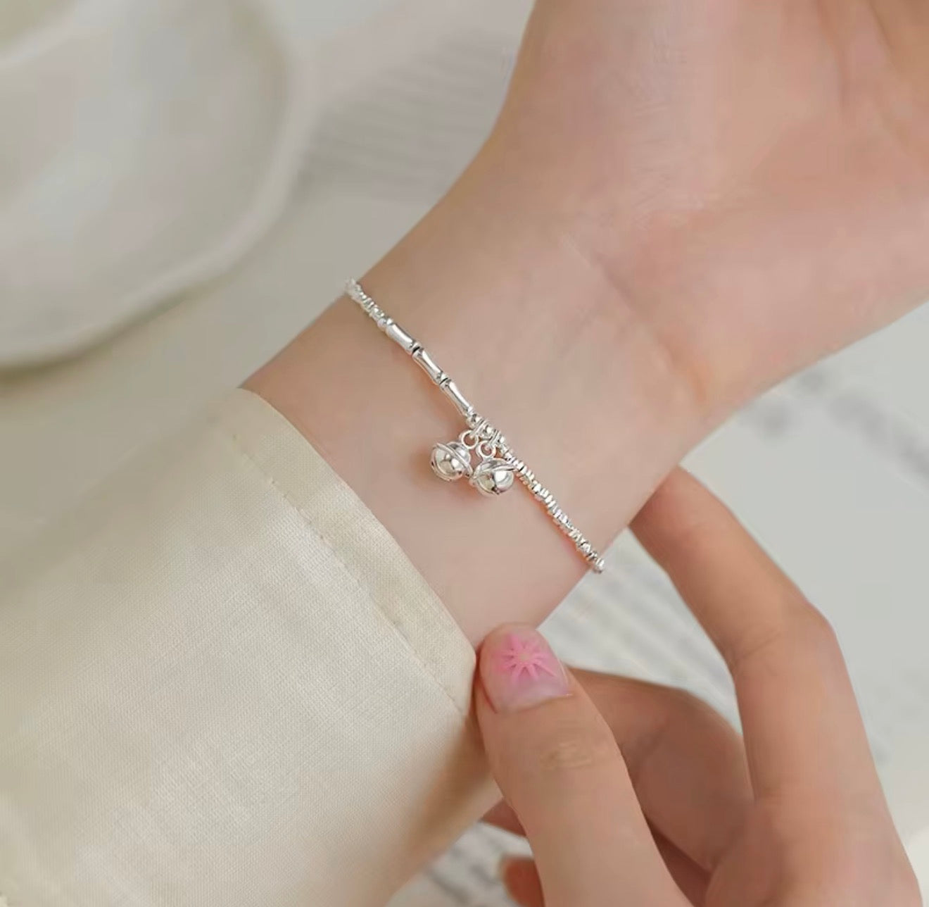 925 sterling silver niche broken light luxury high end bracelet