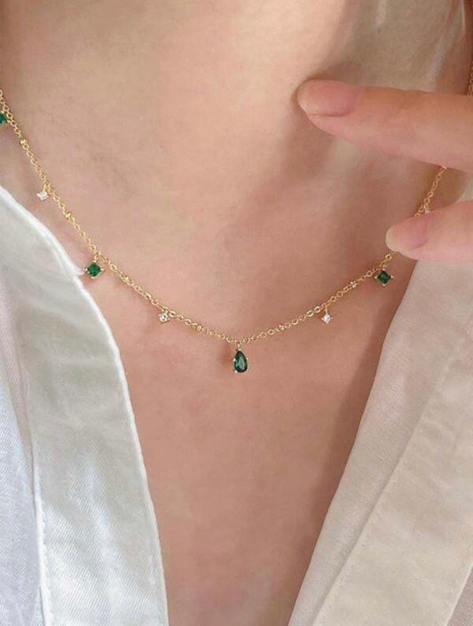 Elegant 304 stainless steel 18k gold plated chain