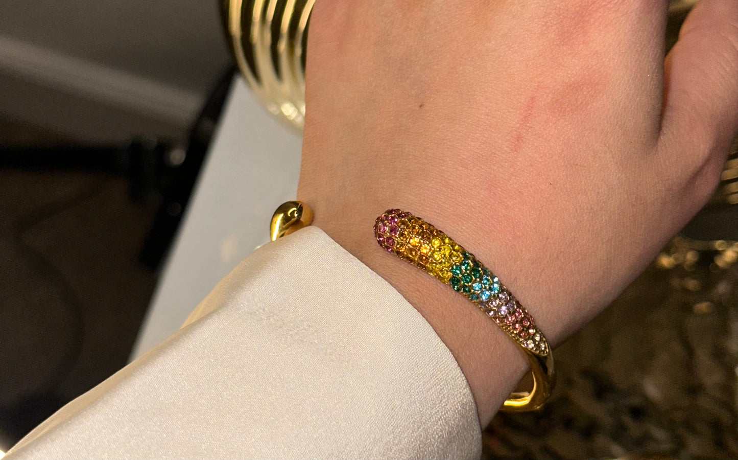 Mixing stones bracelet